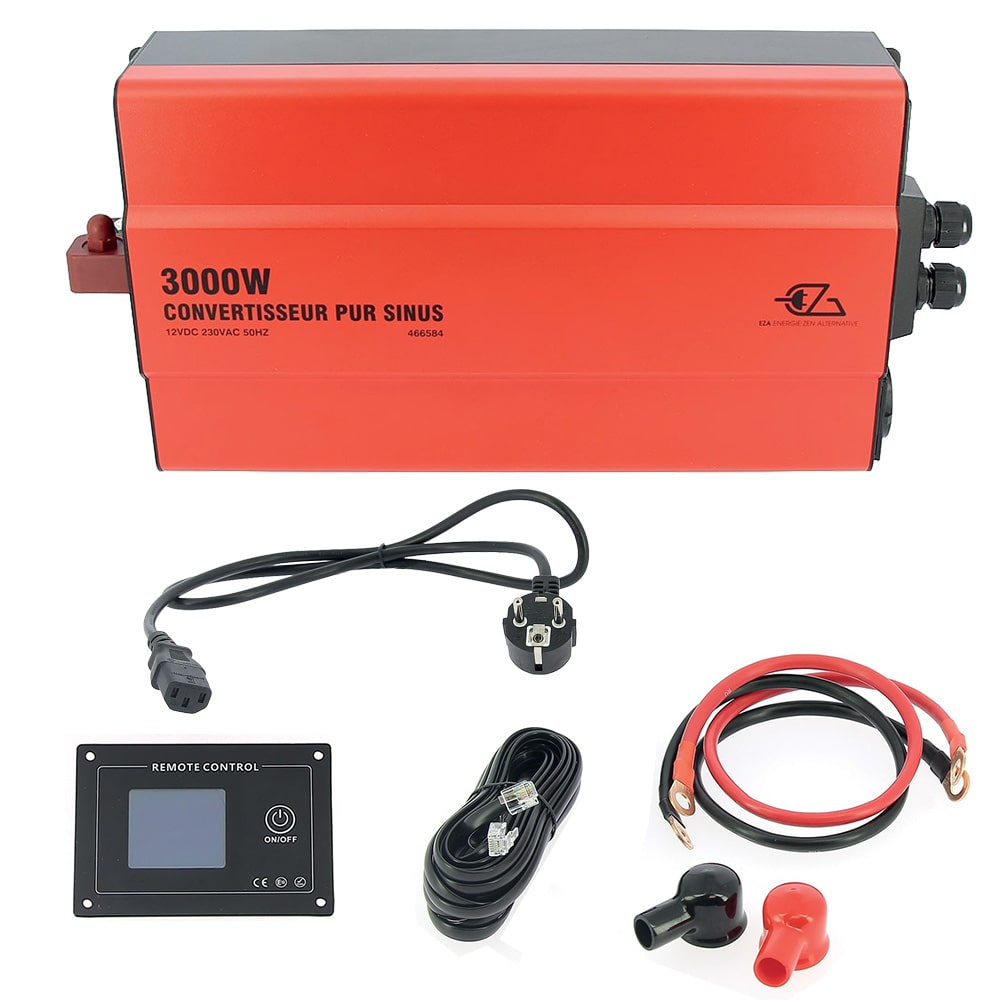 Convertisseur Pur Sinus 3000W 12/230V EZA