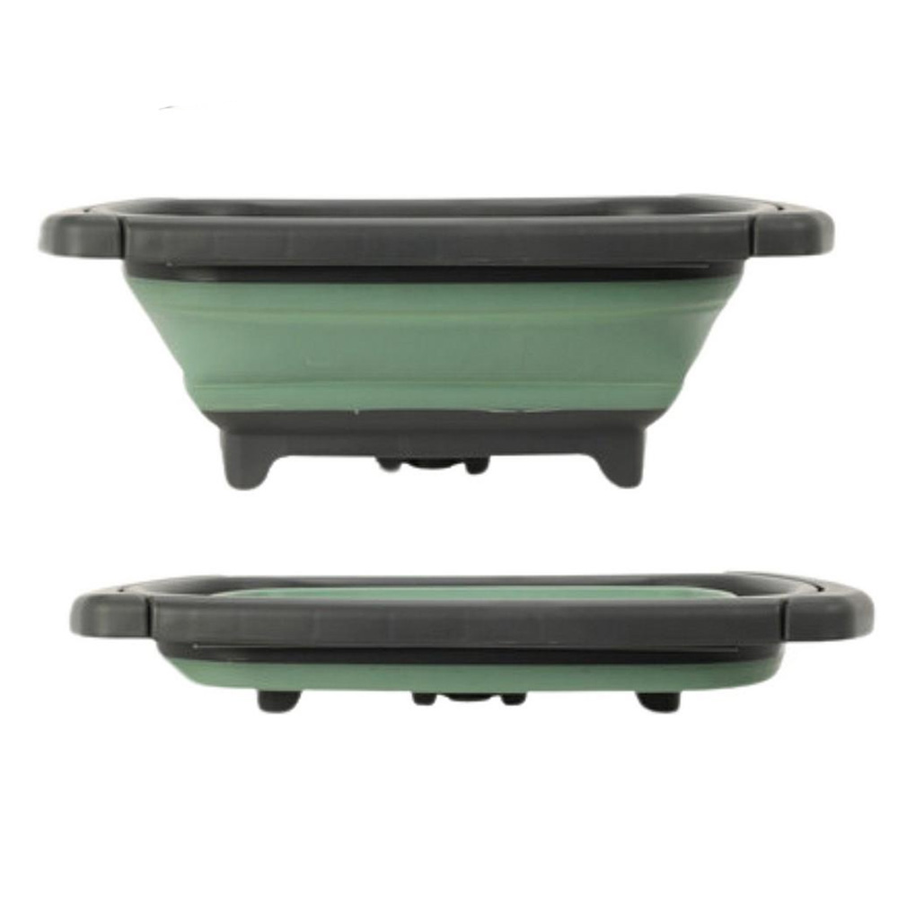 Bassine pliable extensible avec bonde