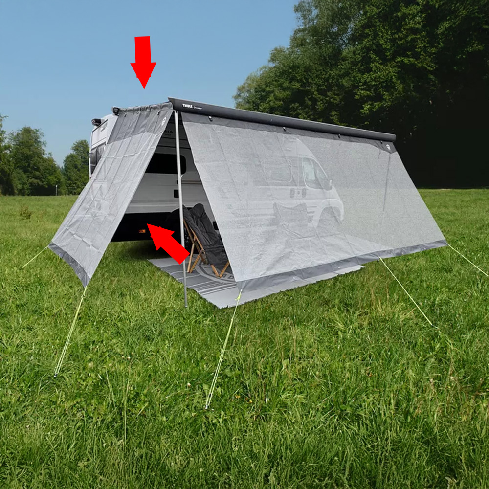 Pare-soleil lat�ral 250 x 190cm REIMO