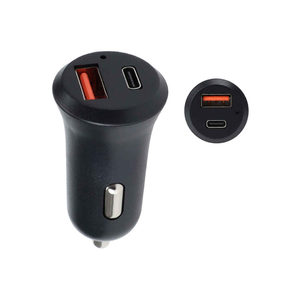 Chargeur allume-cigare USB-A + USB-C 5V/3A