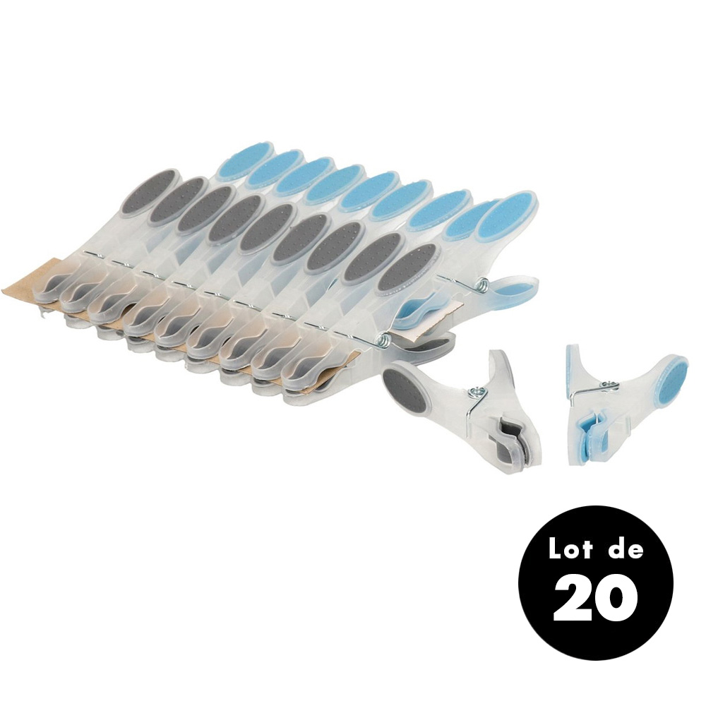 Lot de 20 pinces  linge en plastique