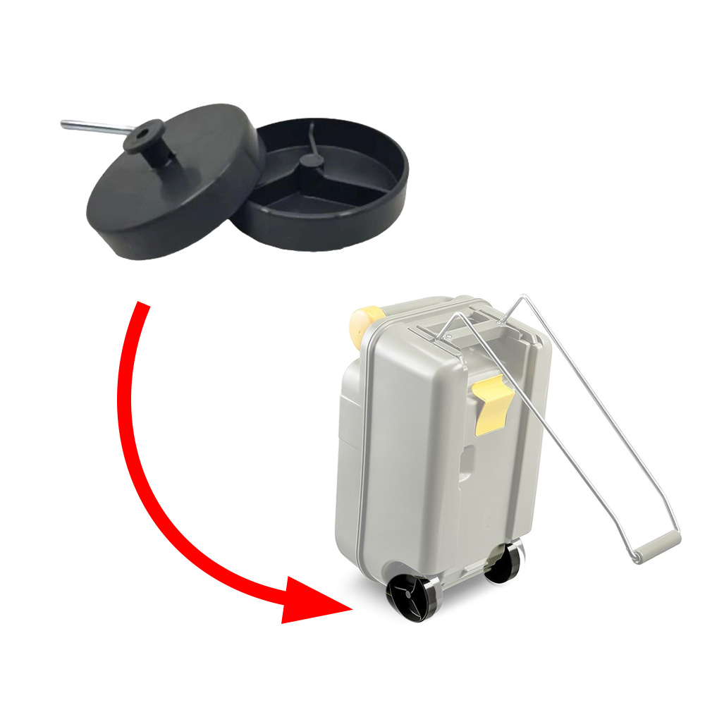 Kit roues + axe de rechange pour cassette SC2/3/4 C200 C220 THETFORD