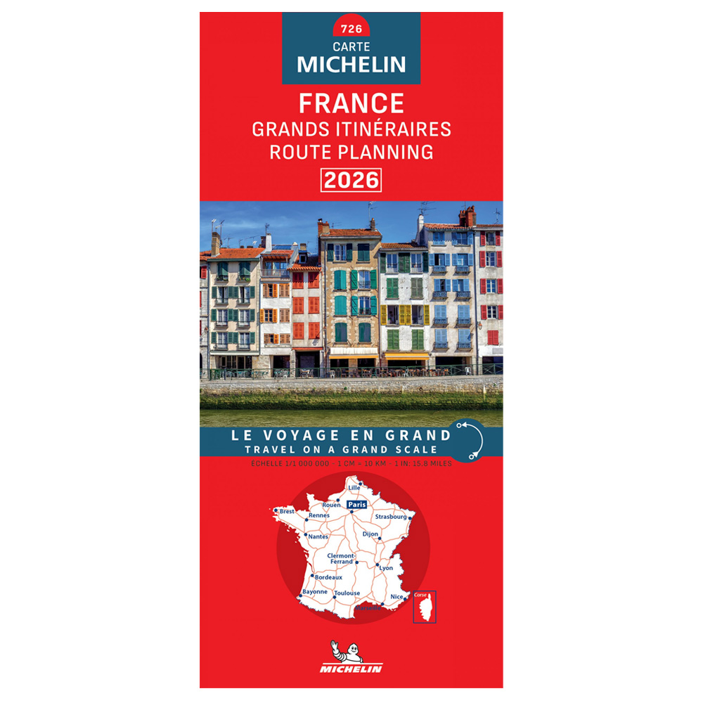 Carte MICHELIN Grands Itinraires France 2026
