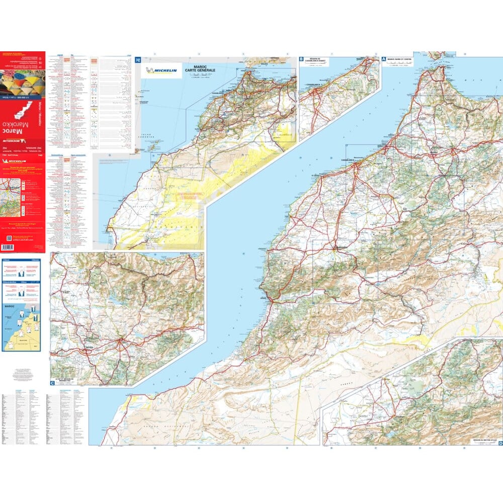 Carte MICHELIN Maroc 2026