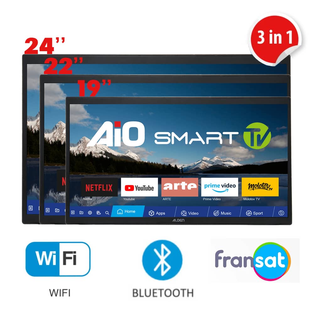 Antenne satellite automatique ALDEN Onelight EVO 60 HD Ultrawhite