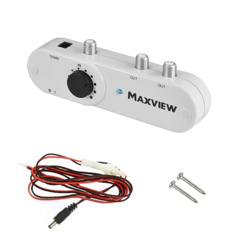 Amplificateur antenne Omnimax 12V 19dB 2 sorties