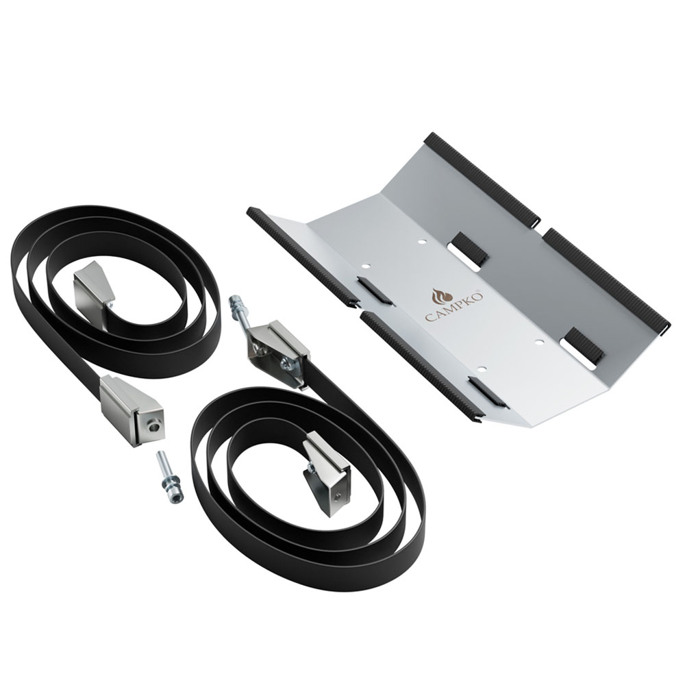 Support mural pour bouteille gaz/ GPL avec sangles CAMPKO 