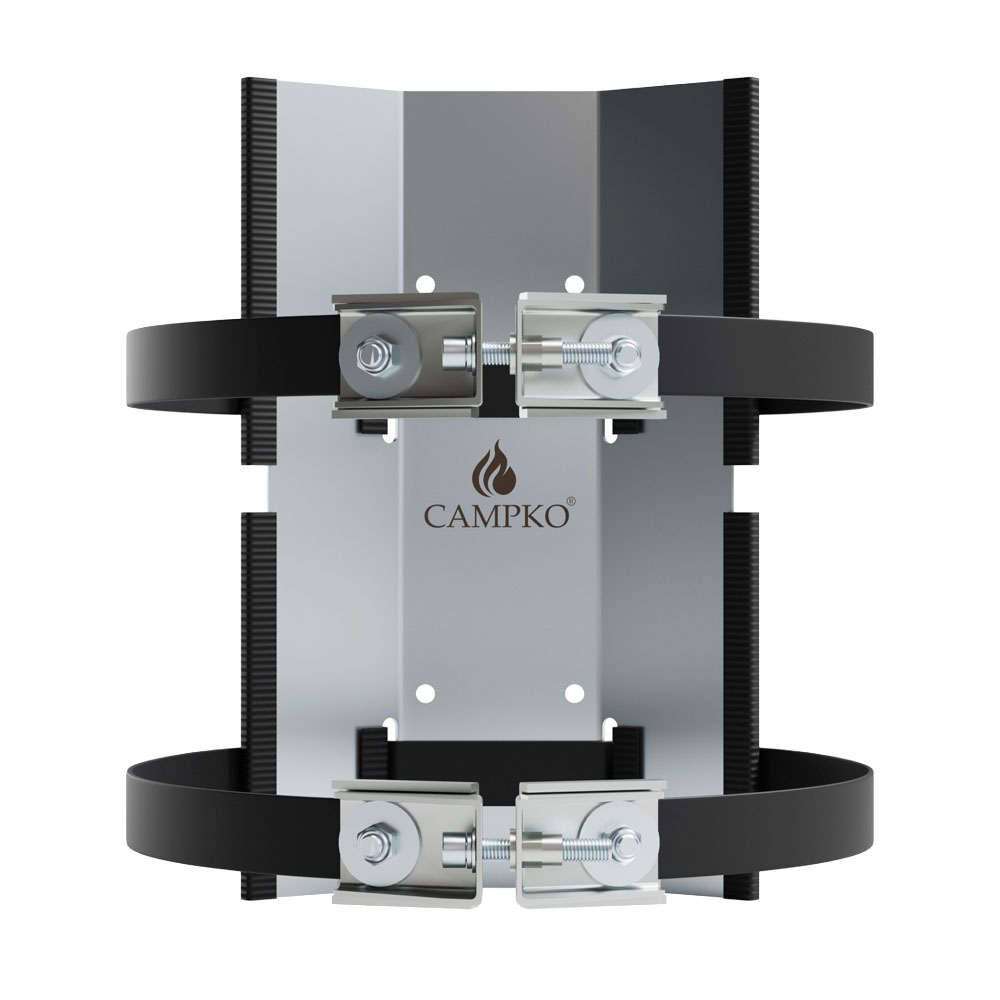 Support mural pour bouteille gaz/ GPL avec sangles CAMPKO 