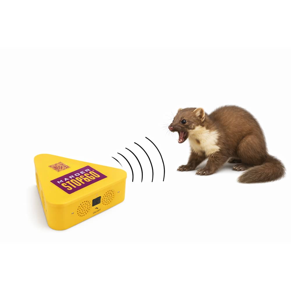 Appareil r�pulsif � ultrasons ROOFTOP martres STOP&GO