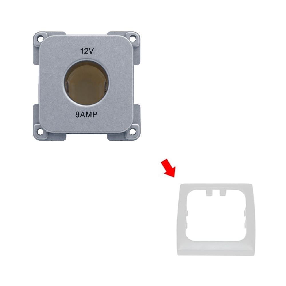 Prise 12V allume-cigare C-Line argent�e