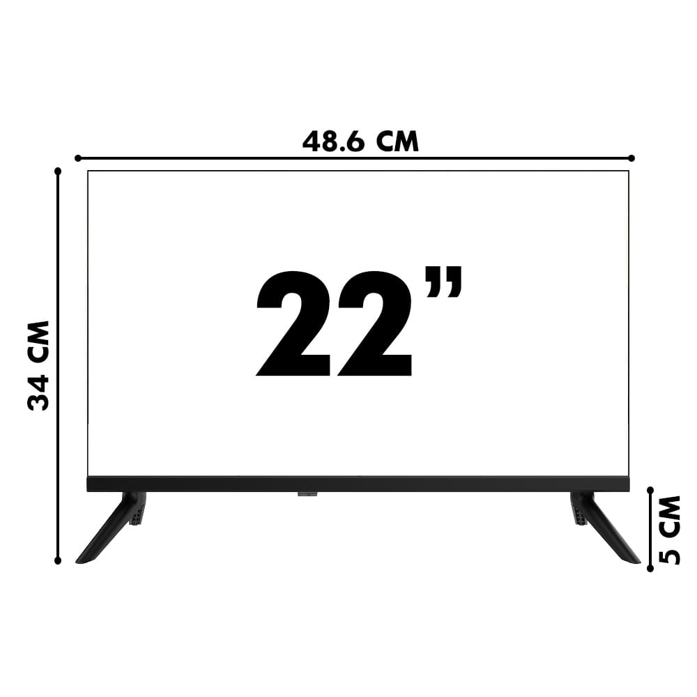 Smart TV LED FHD 55cm 22 pouces 12V EQUINOXE