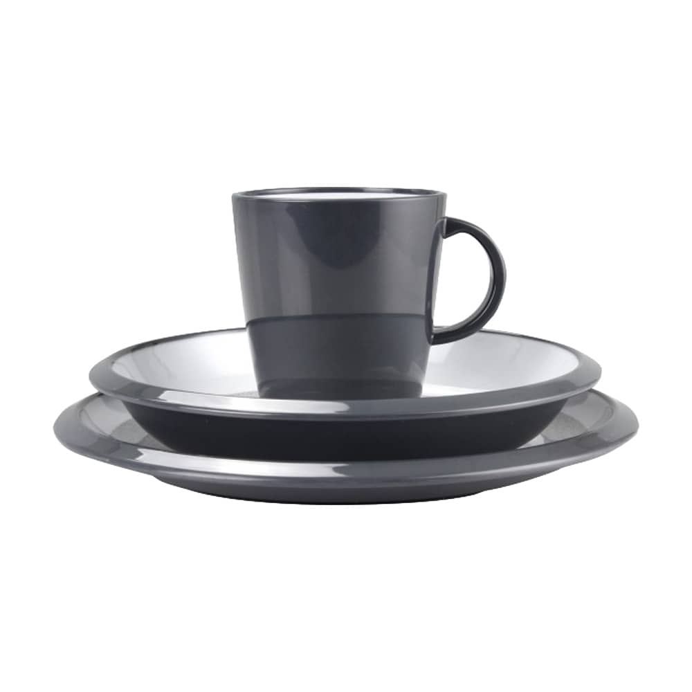 Lot de vaisselle Brunner 8 pi�ces Granyte m�lamine T�te-�-T�te