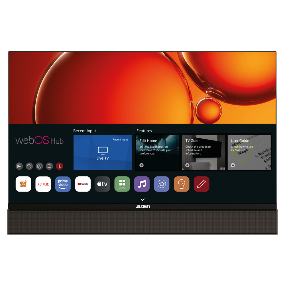 Smart TV LED FHD 68 cm 27 pouces barre de son int�gr�e ALDEN