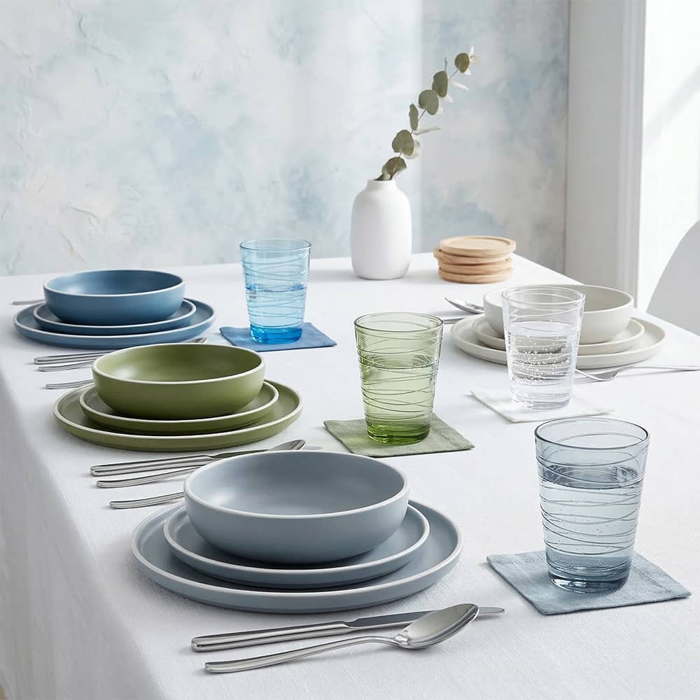 Lot 4 verres incassables BRUNNER Onda 30cl 