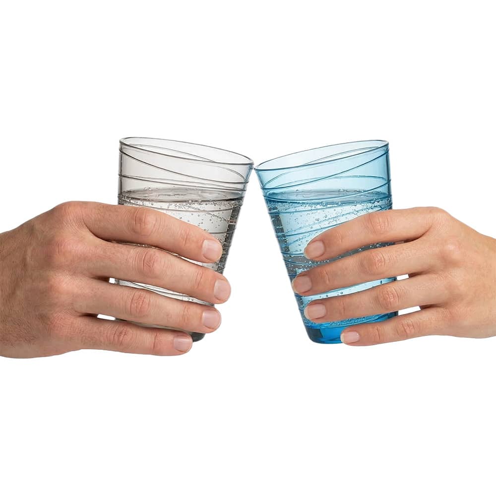 Lot 4 verres incassables BRUNNER Onda 30cl 