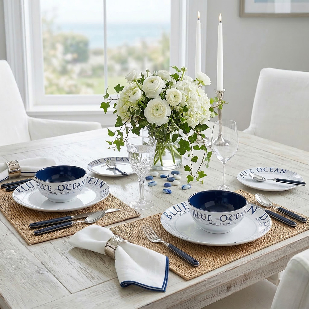 M�nag�re 16 pi�ces BRUNNER Savor bleu nuit