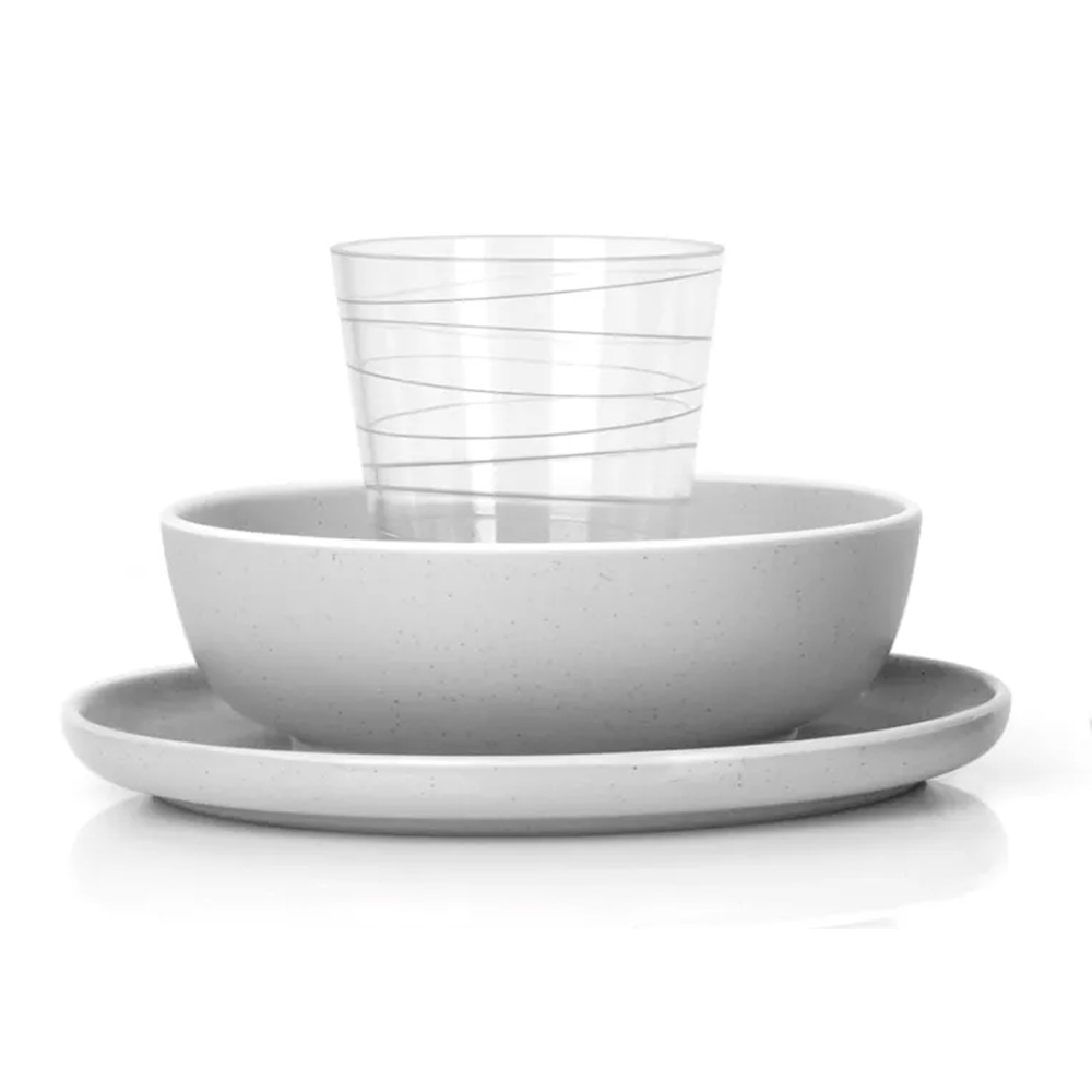 Assiette � dessert M�lamine 20cm DOLOMIT Blanc