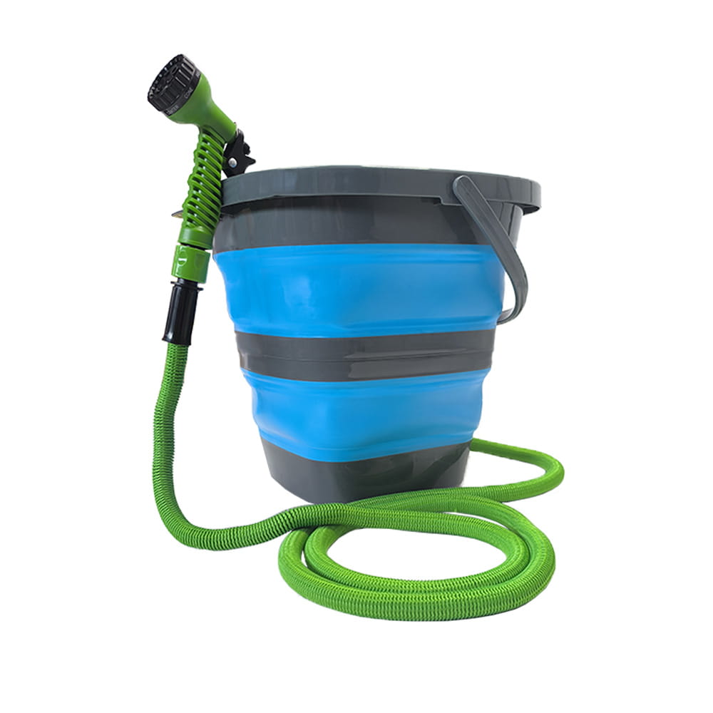 Seau pliable avec pompe et pistolet int�gr�es 15 L TRIGANO