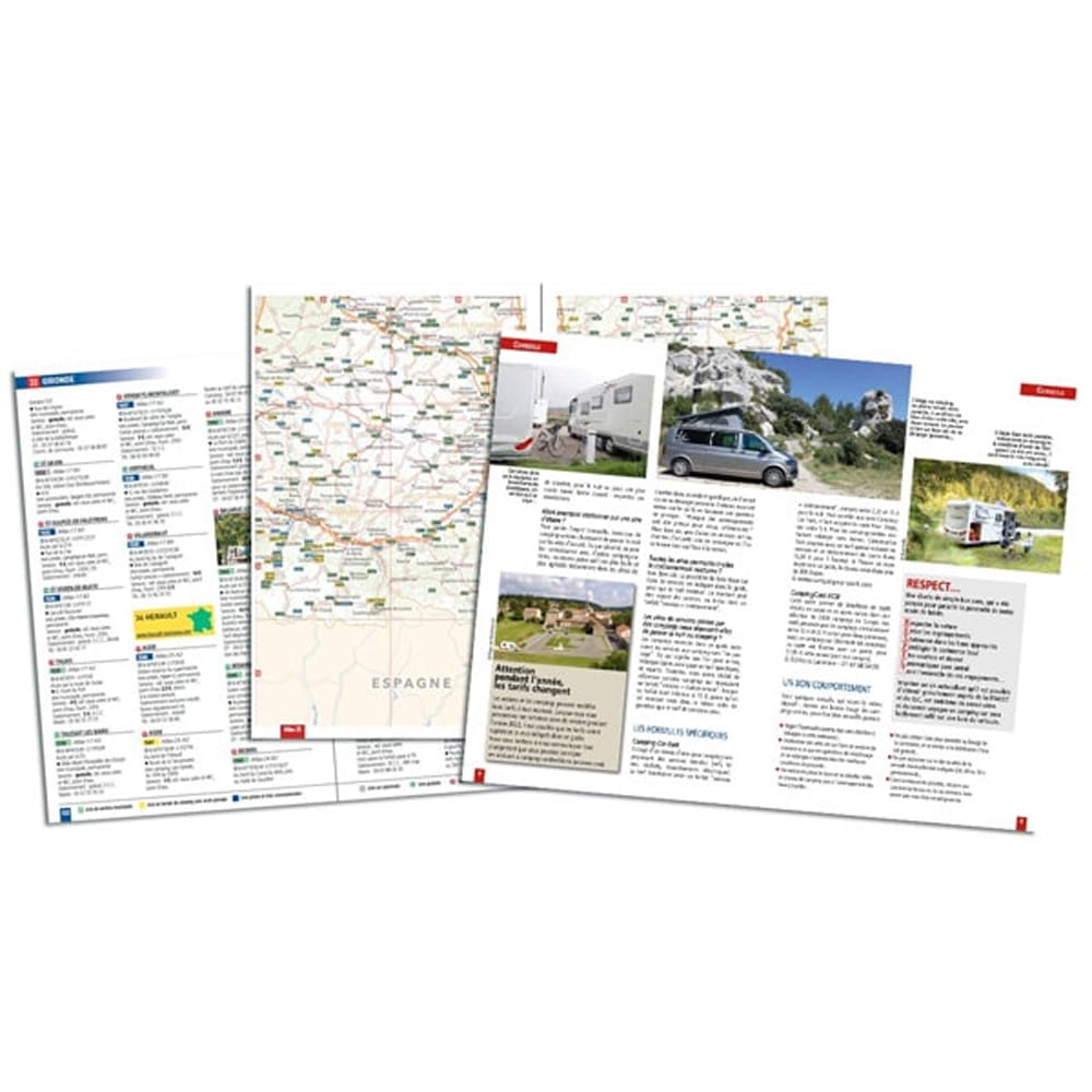 Guide National des aires de services camping-car 2025