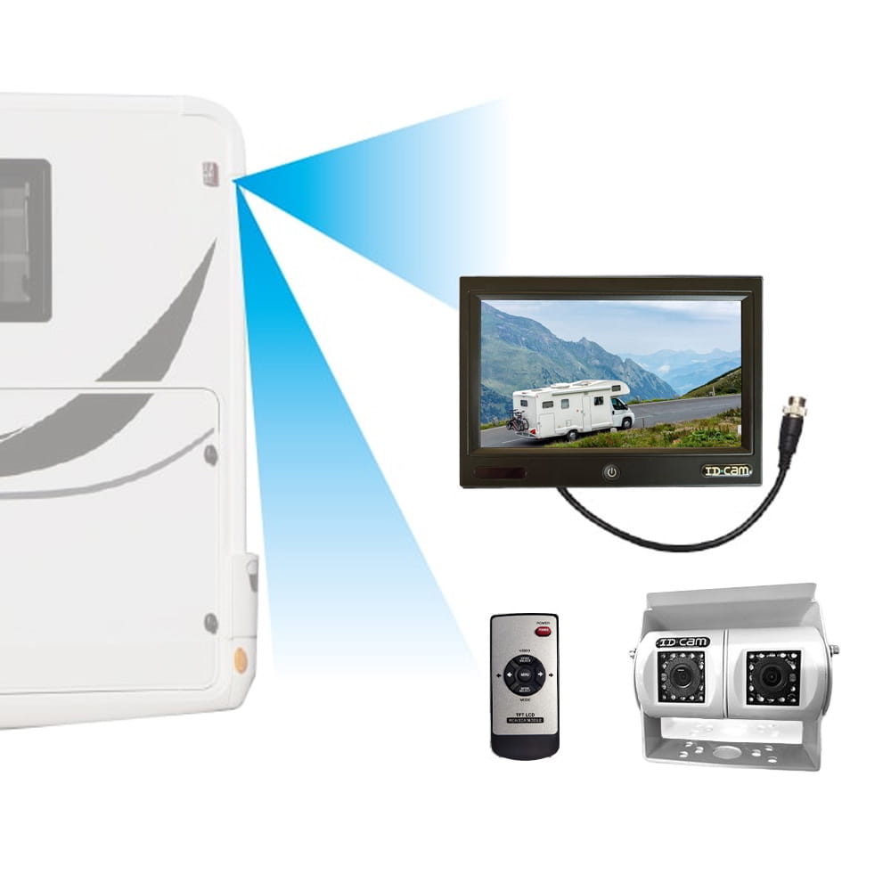 Cam�ra de recul HD IDCAM 710DWB + �cran 7 pouces HD