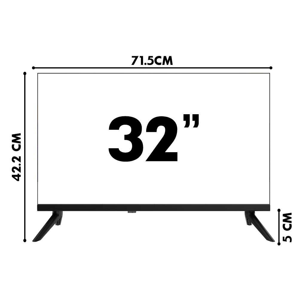 Smart TV LED FHD 80cm 32 pouces 12V EQUINOXE