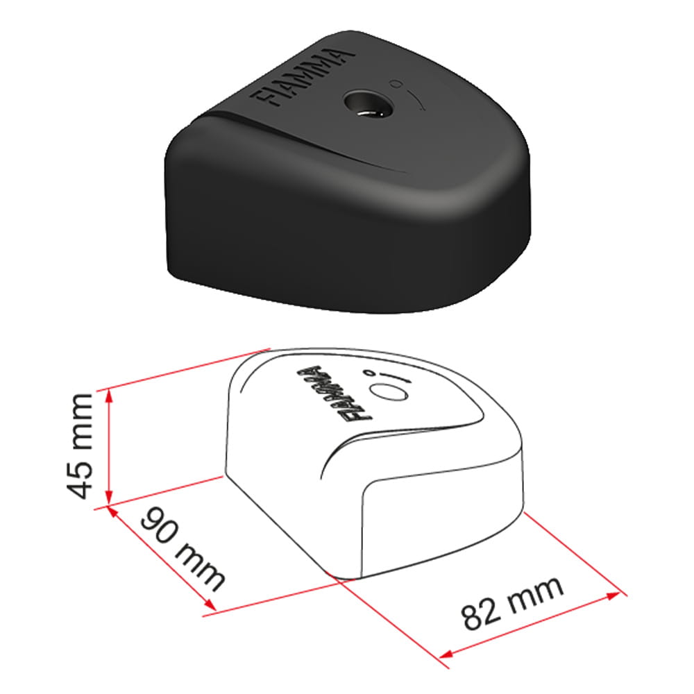 Serrure FIAMMA Safe Door Van noire