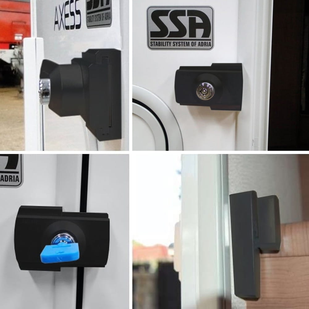 Verrou IMC porte cellule + porte chauffeur sp�cial INT�GRAL noir