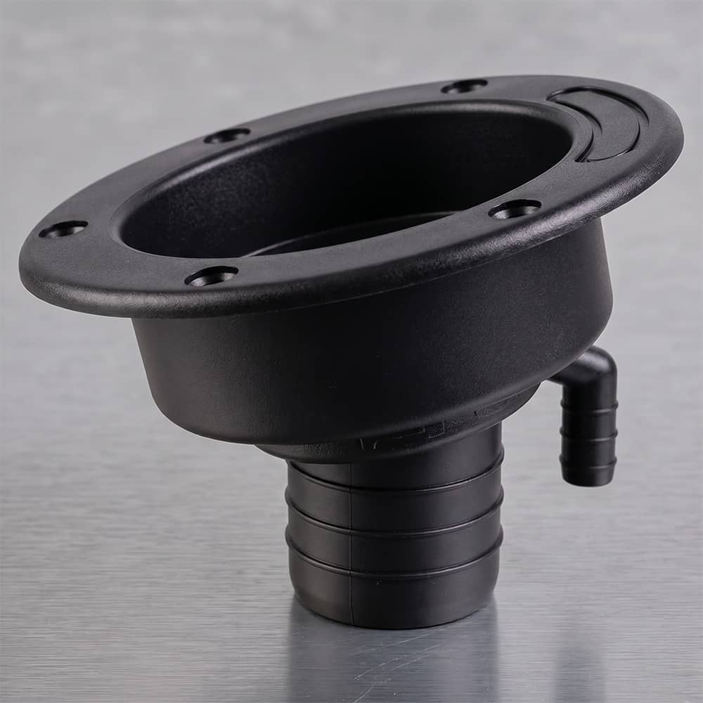 Coupelle eau noire �40mm verrouillable avec bouchon et 2 cl�s