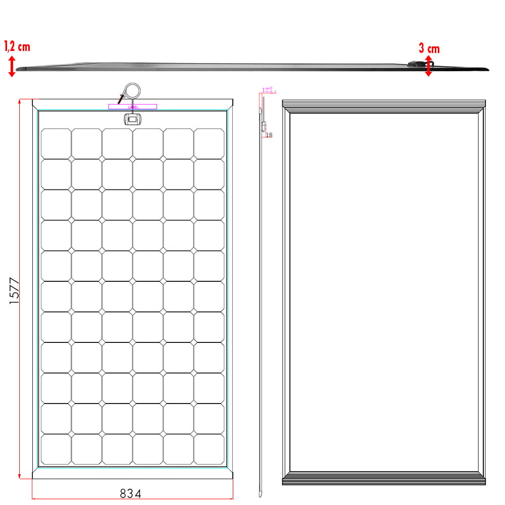 Panneau Solaire 235W Aero Black ANTARION