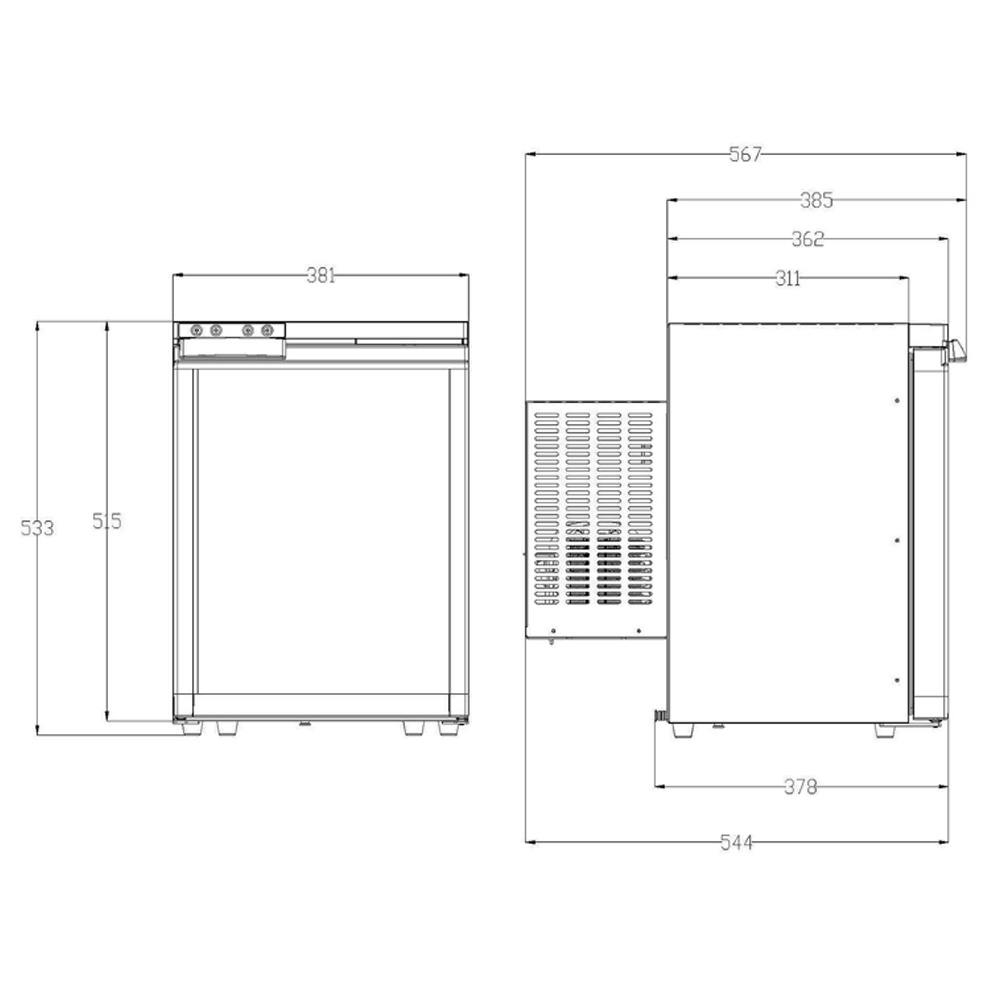 R�frig�rateur compression Blizz-E F40 EZA