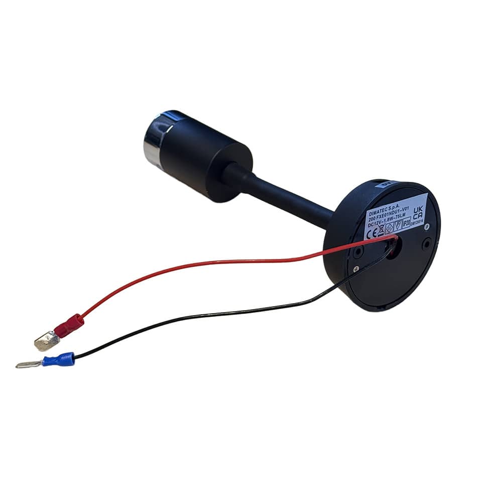 Spot LED noir argent� flexible 12V avec USB