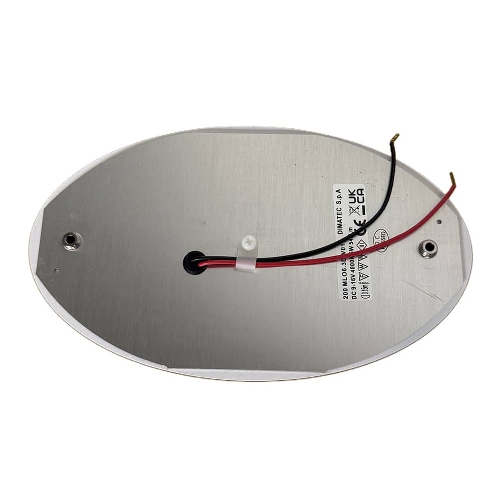 Plafonnier LED ovale 12V 6,3W miroir