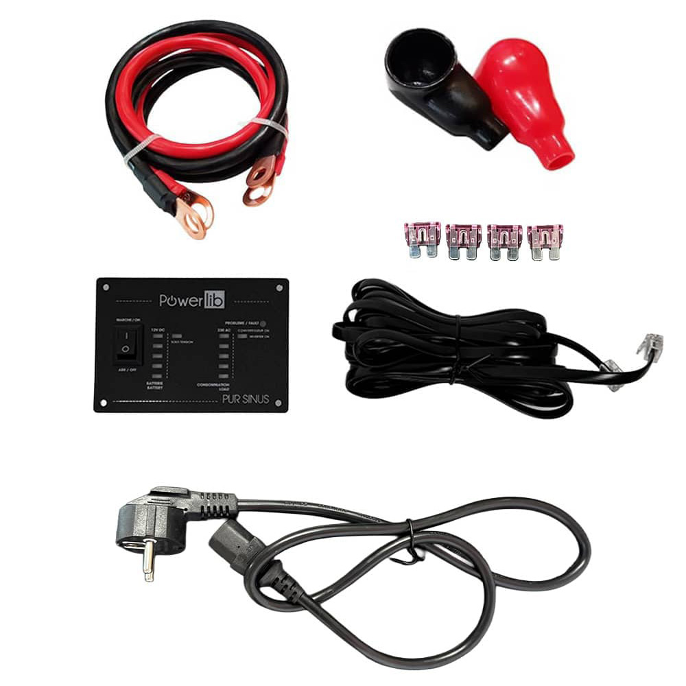 Convertisseur Pur Sinus 1000W MPS commande d�port�e POWERLIB'