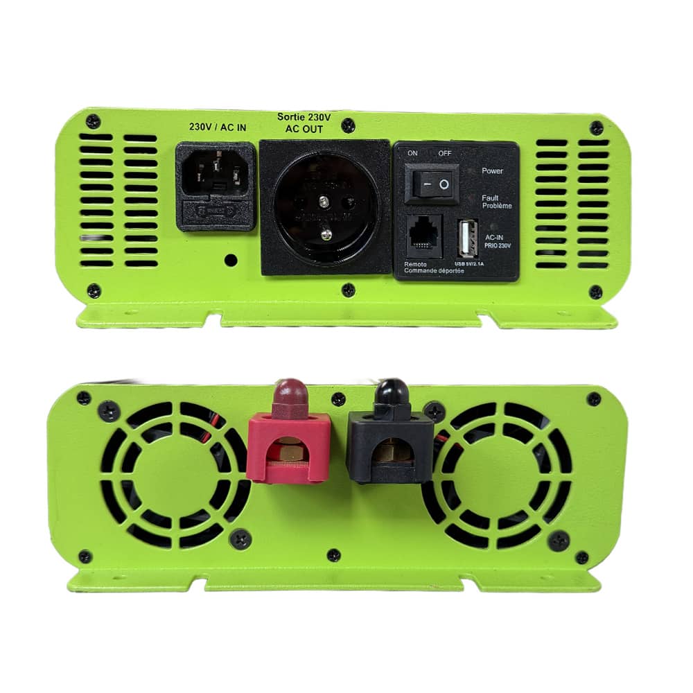 Convertisseur Pur Sinus 2000W MPS commande d�port�e POWERLIB'