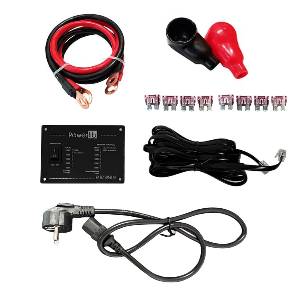 Convertisseur Pur Sinus 2000W MPS commande d�port�e POWERLIB'