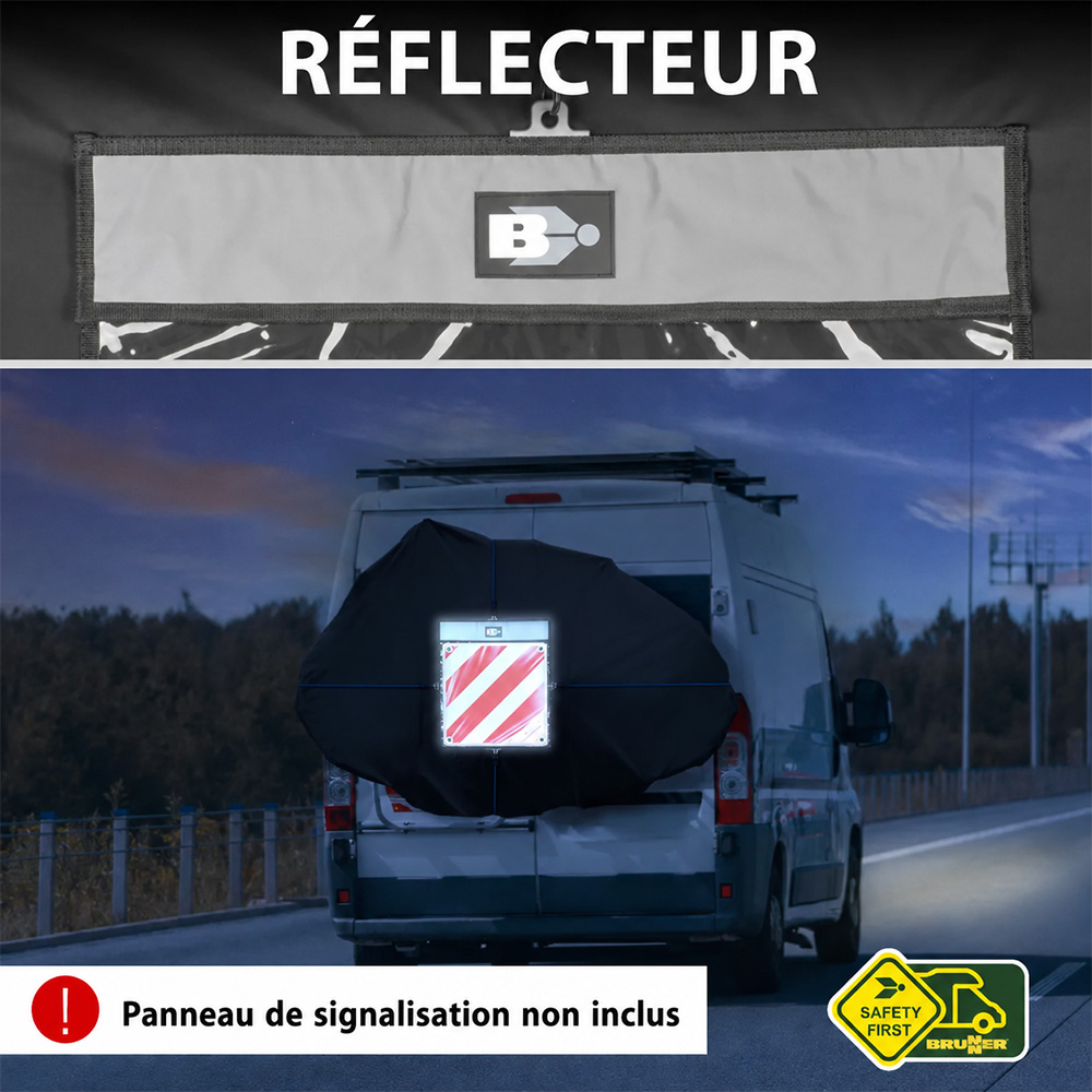 Housse porte-v�los d'attelage BIKE WRAPPER 2/3 BRUNNER