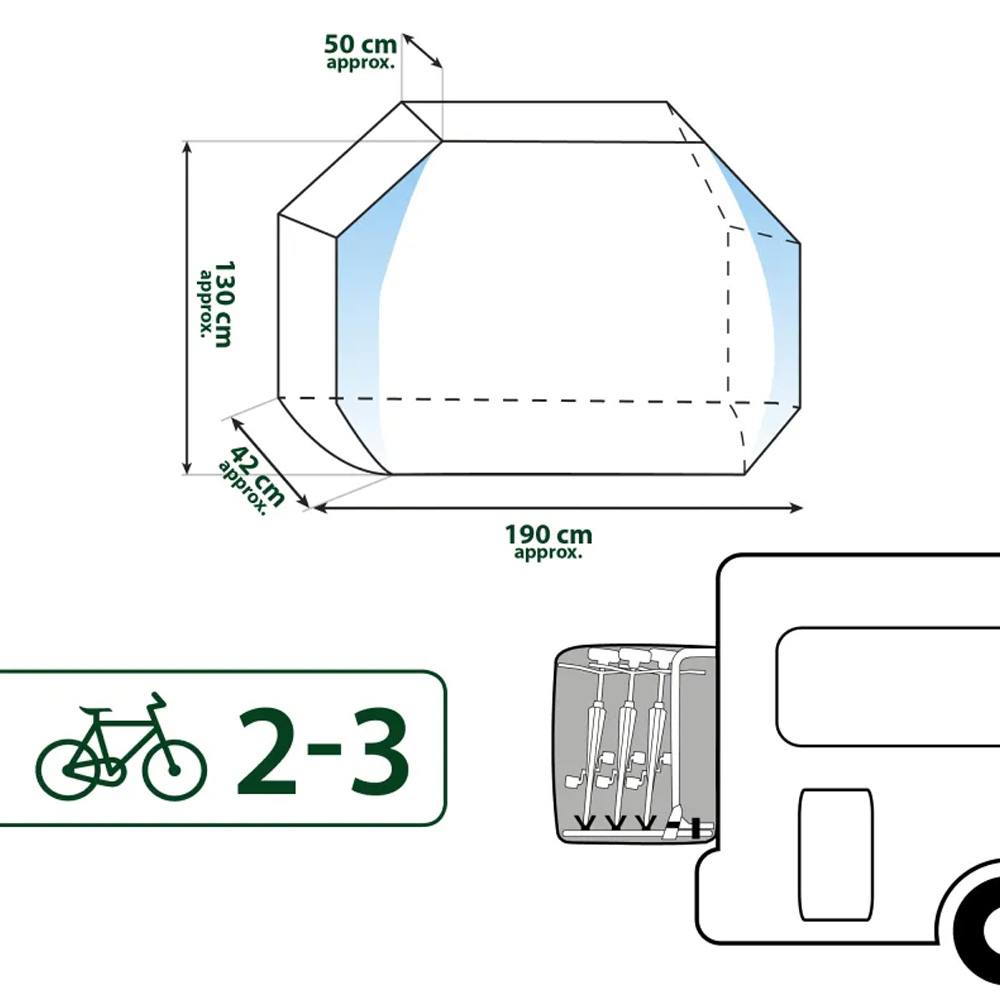 Housse porte-v�los d'attelage BIKE WRAPPER 2/3 BRUNNER