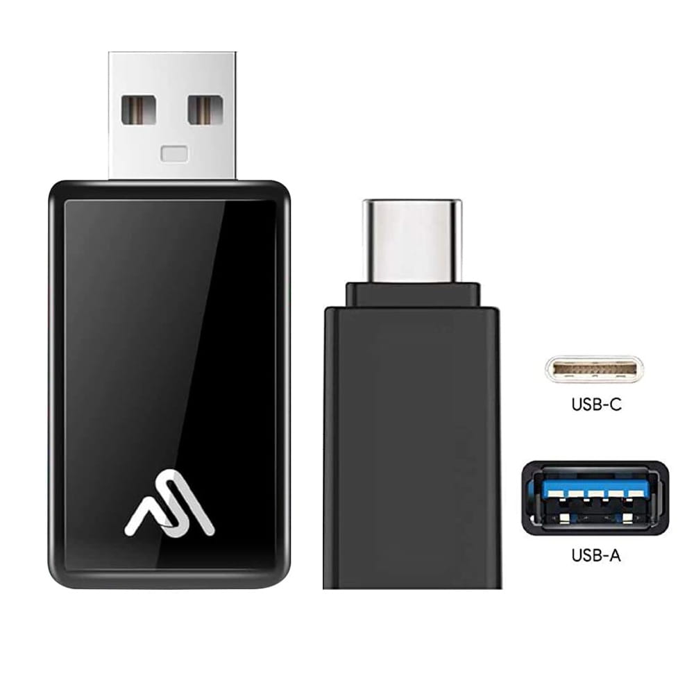 Adaptateur sans fil AutoSky pour Apple CarPlay et Android Auto