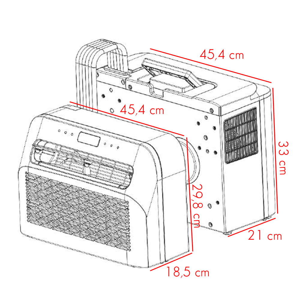 Climatiseur de fen�tre r�versible 1500W EZA