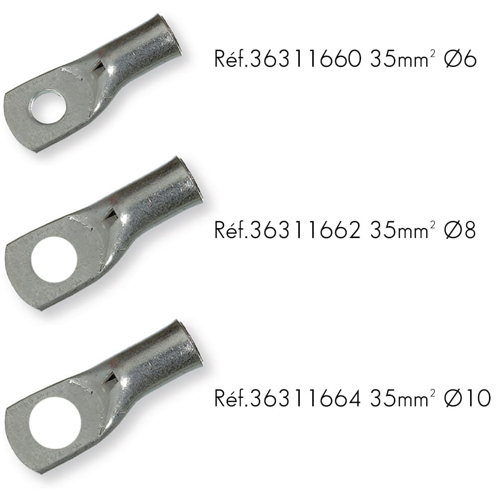 Cosses � sertir 35mm2 - Lot de 2