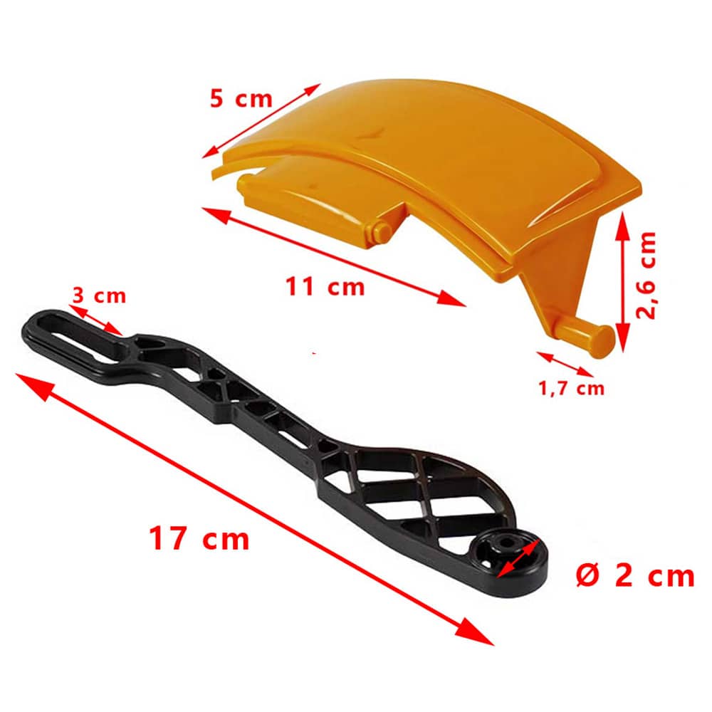 Indicateur de clapet avec levier pour WC DOMETIC CT / CTS / CTLP / CTW
