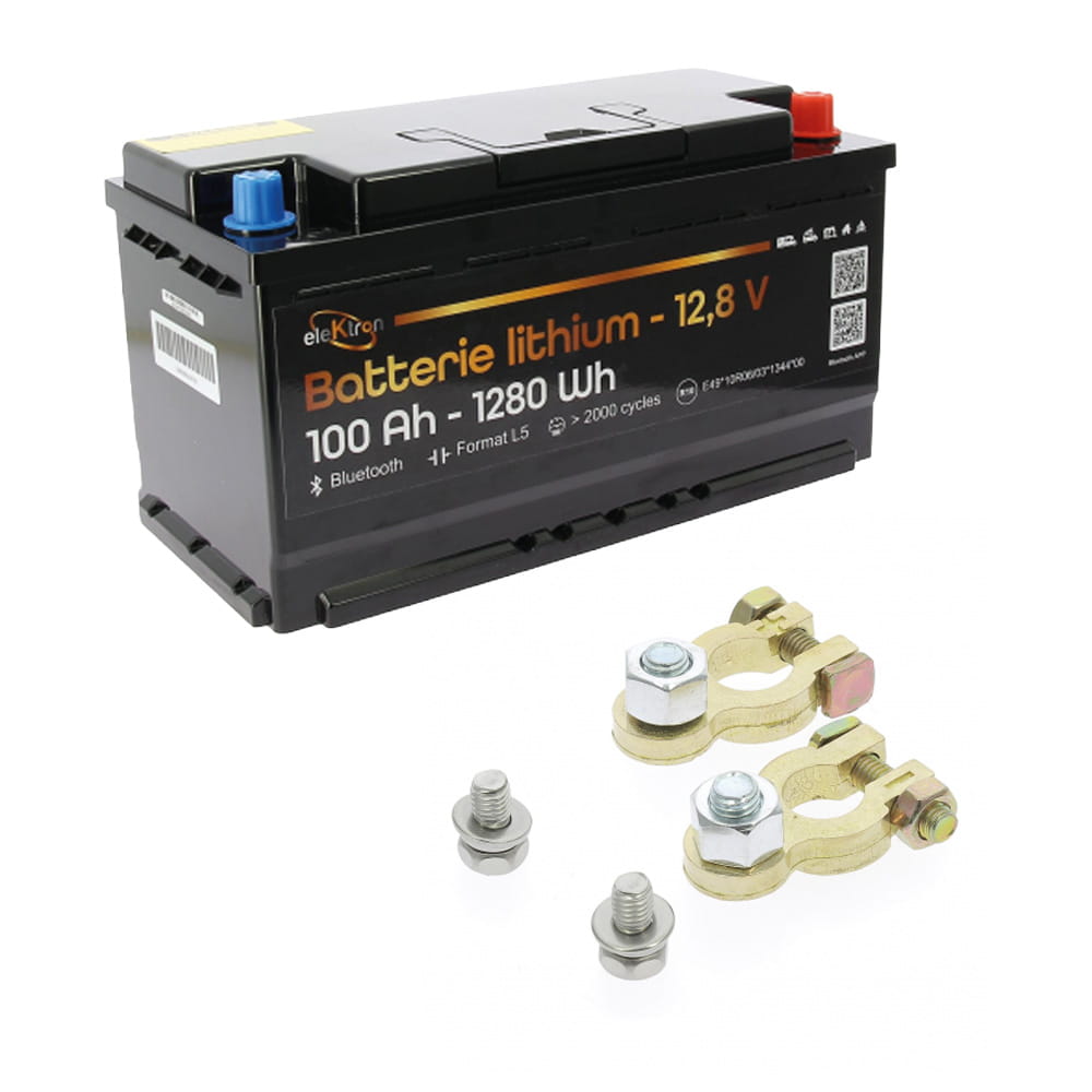 Batterie Lithium 12V 100Ah compact ELEKTRON