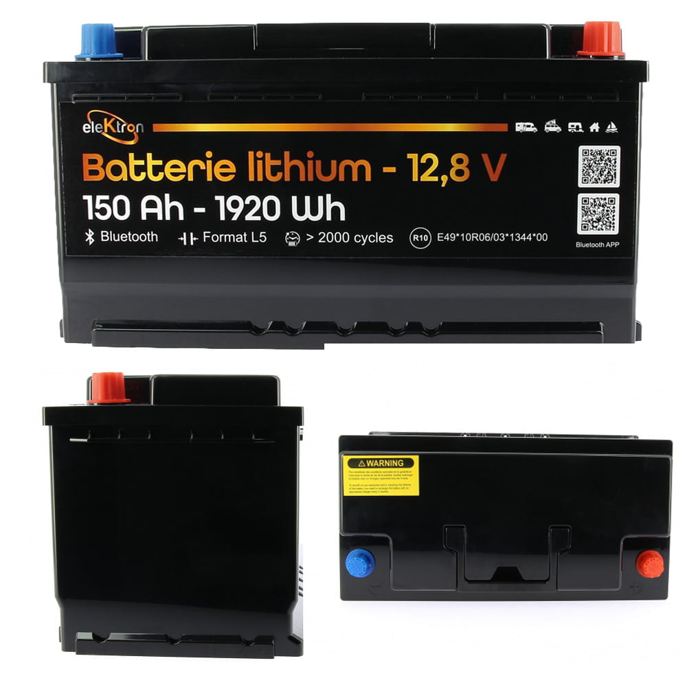 Batterie Lithium 12V 150Ah compact ELEKTRON