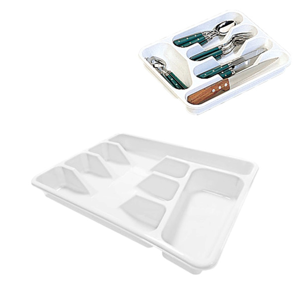 avis sur Range couverts en plastique blanc