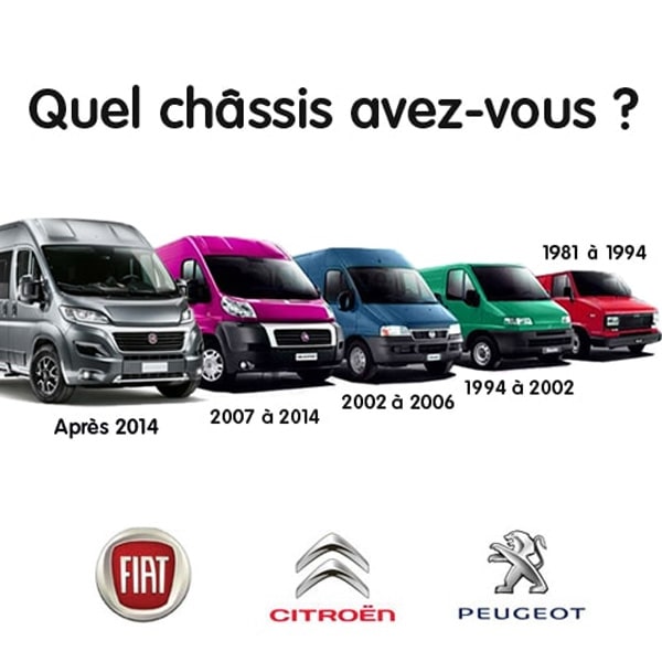 Tapis cabine LUXE Ducato de 2007  2025