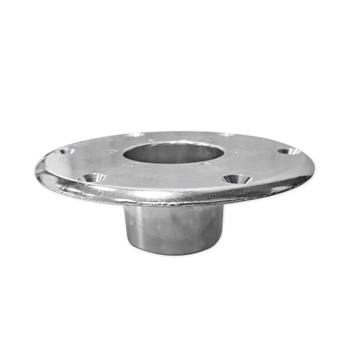 Coupelle alu encastre pour pied de table