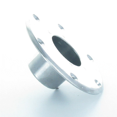 Coupelle alu encastre pour pied de table