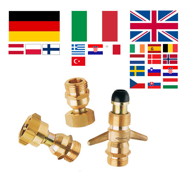 avis sur Lot de 3 raccords gaz internationaux