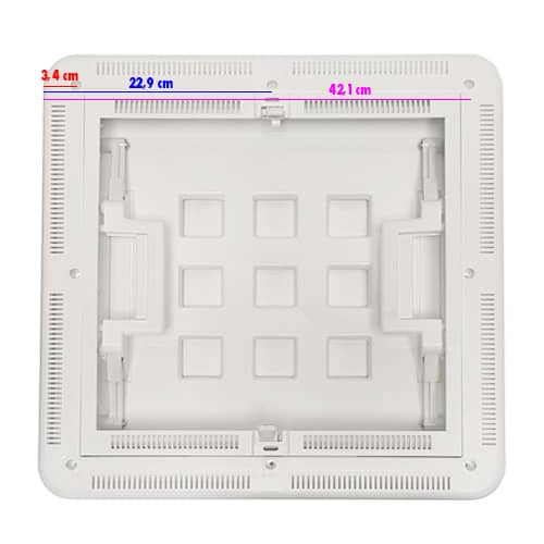 Lanterneau 40x40 extra plat avec occultant