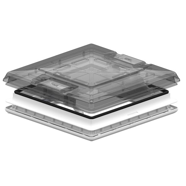 Vent Crystal FIAMMA - lanterneau de toit 40x40 cm dôme transparent pour  van, fourgon & camping-car - H2R Equipements